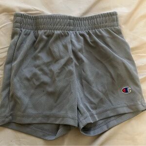 Champion Kids Light Gray Mesh Shorts